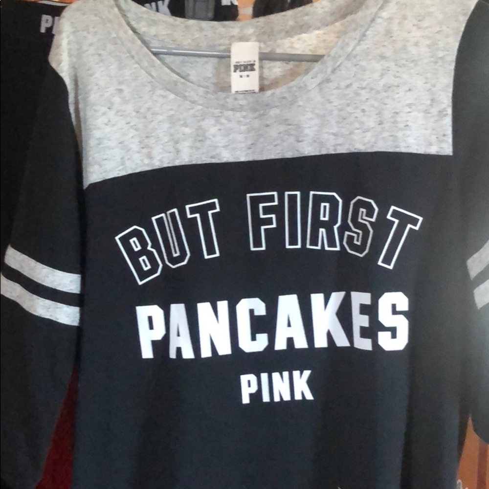 A VS pink shirt